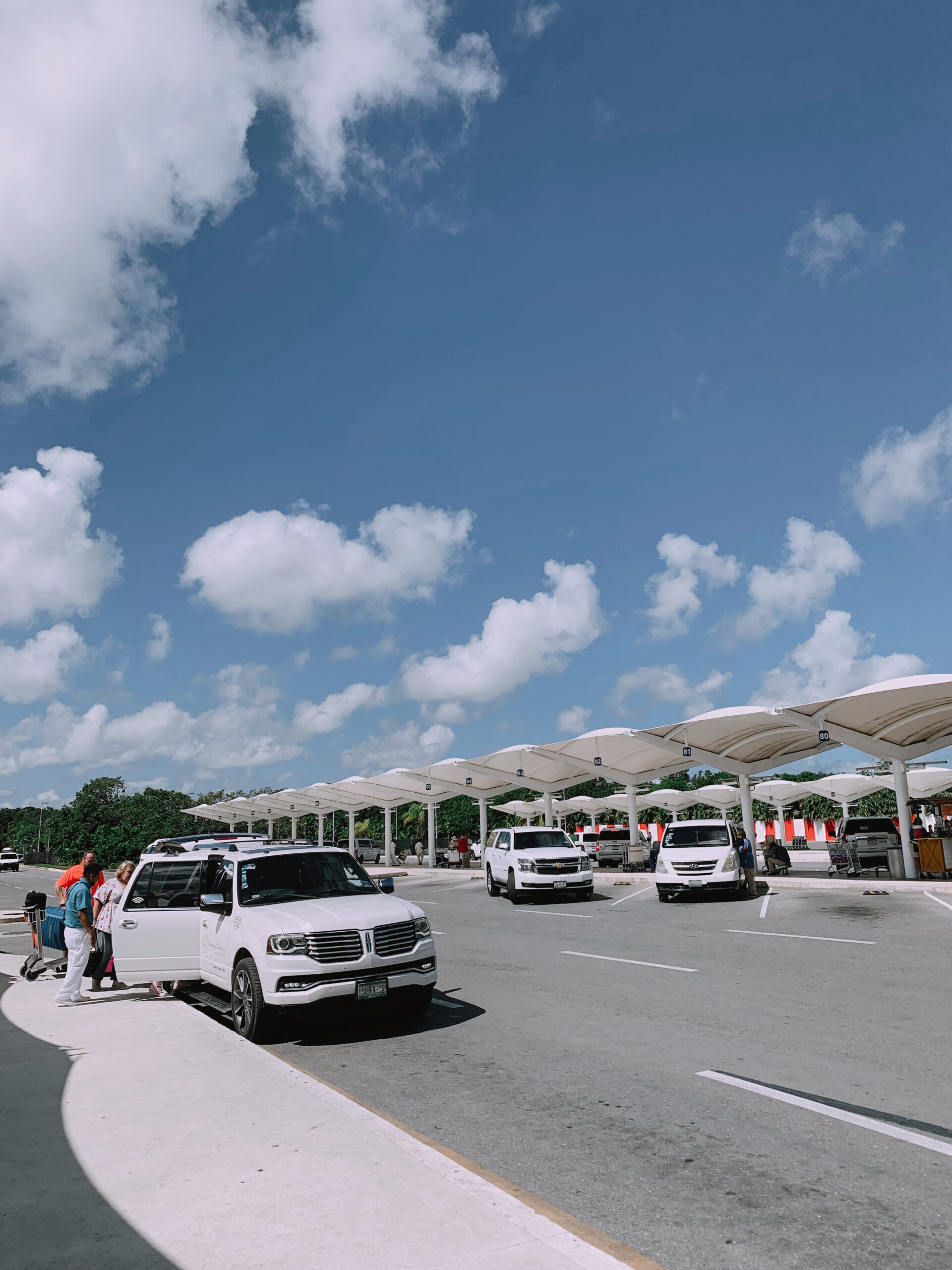 Private transportation pickup at Cancun Airport for travel to Tulum